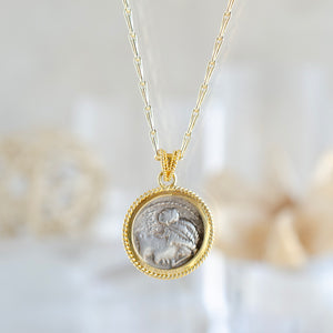 19mm Ancient Coin with Goddess of Victory