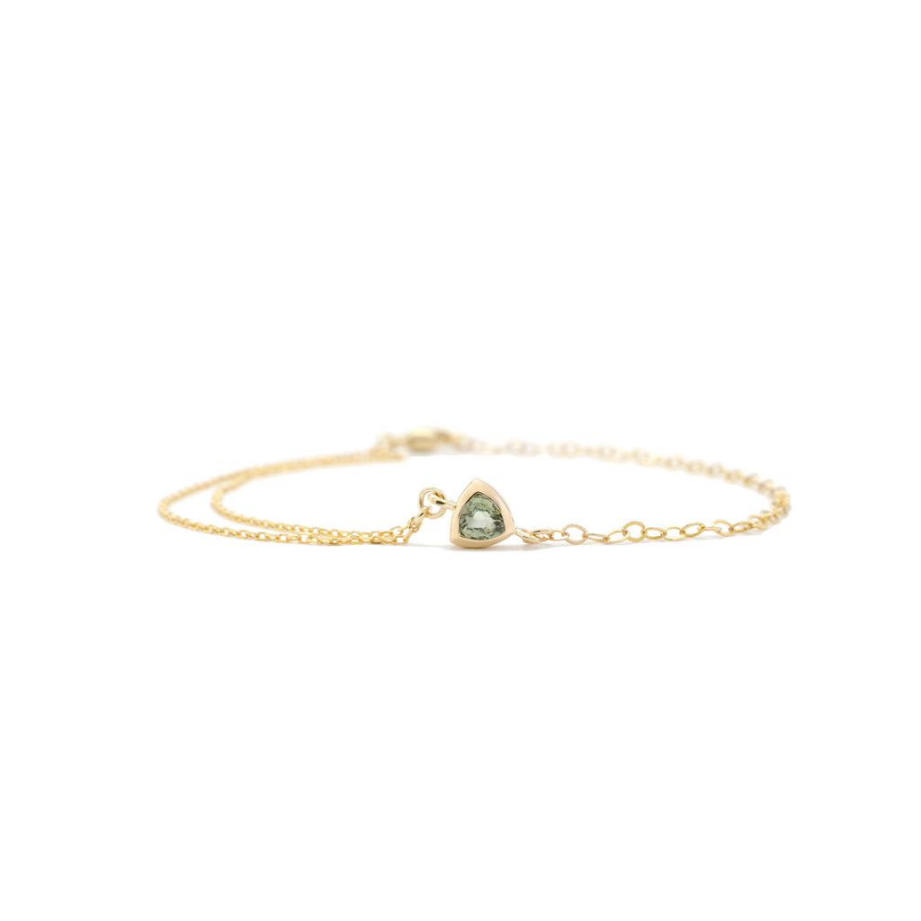 .20ct Green Sapphire Cherish Bracelet