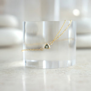 .20ct Green Sapphire Cherish Bracelet