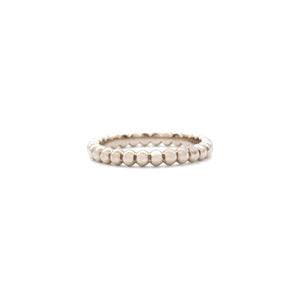 White Gold Orb Band