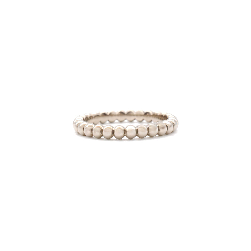 White Gold Orb Band