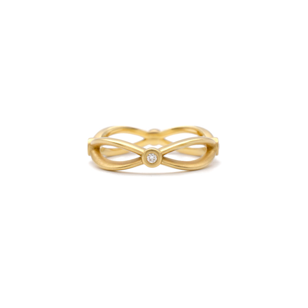 Yellow Gold Infinity Band