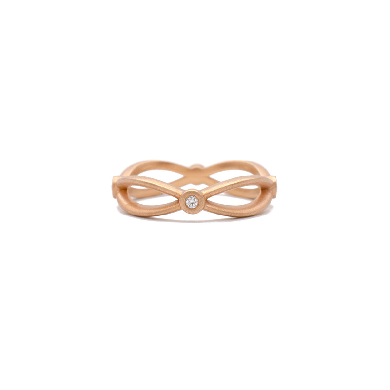 Rose Gold Infinity Band