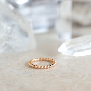 Rose Gold Orb Band