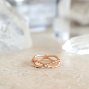 Rose Gold Infinity Band