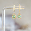 Mint Garnet Iara Dangles