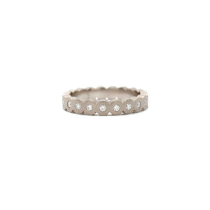 White Flat Disc Band
