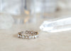 White Gold Alternating Bezel Band