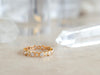 Rose Gold Alternating Bezel Band