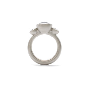 3 Stone Cup Ring