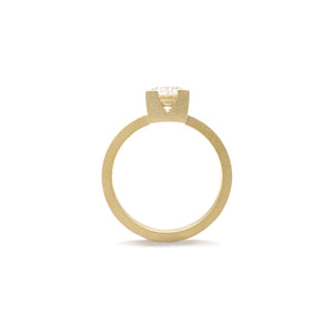 Diamond Flat Shank Ring