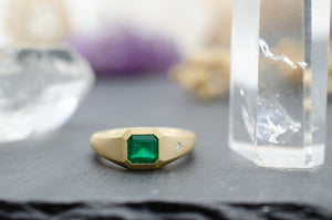 Lynne Ring featuring Natural Colombian Emerald