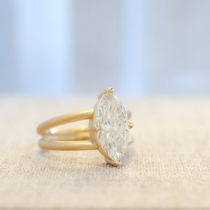 3ct Marquise Split Shank Ring