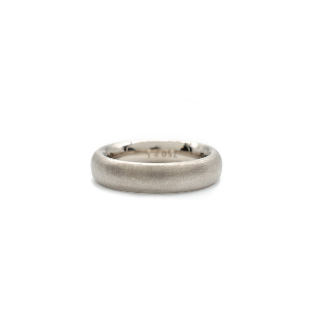 5mm Oval Tube Band in White