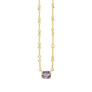 Lilac Spinel Everyday Necklace