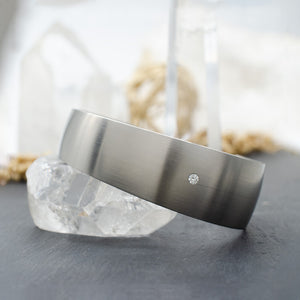 Steel & Diamond Cuff