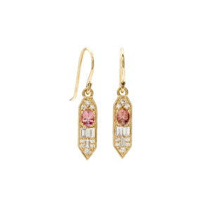 Peach Celina Dangles