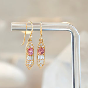 Peach Celina Dangles