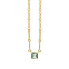 Teal Sapphire Everyday Necklace