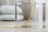 Teal Sapphire Everyday Necklace