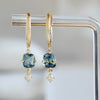 Teal Sapphire Nerissa Drops