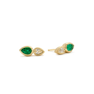 Emerald Lilith Studs