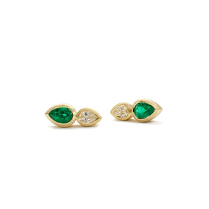 Emerald Lilith Studs