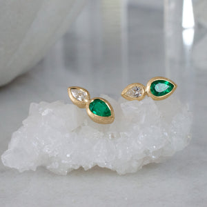 Emerald Lilith Studs