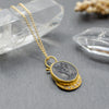 Black Onyx Intaglio Pendant