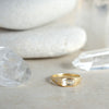 Yellow Sapphire Flat Top Ring