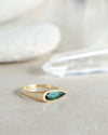 Tourmaline Flat Top Ring