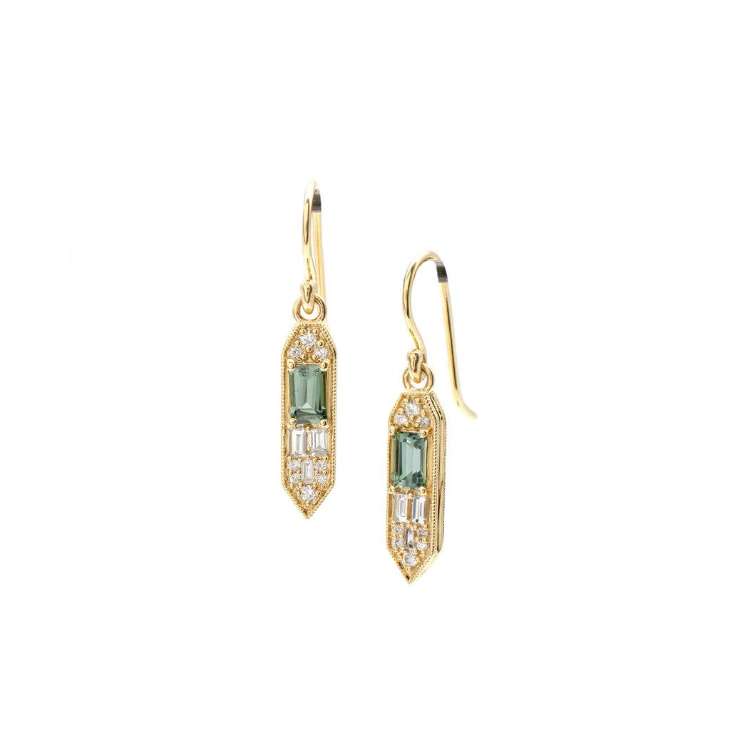 Teal Celina Dangles