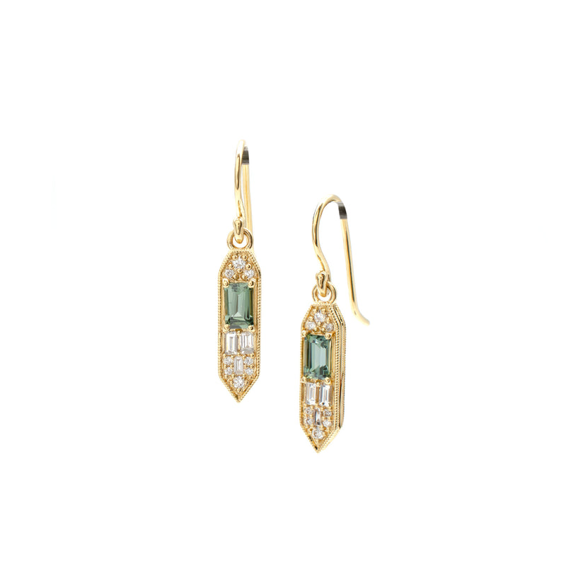 Teal Celina Dangles
