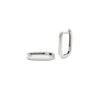 Rectangle Hoops in White