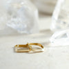 Square Hoops in Yellow