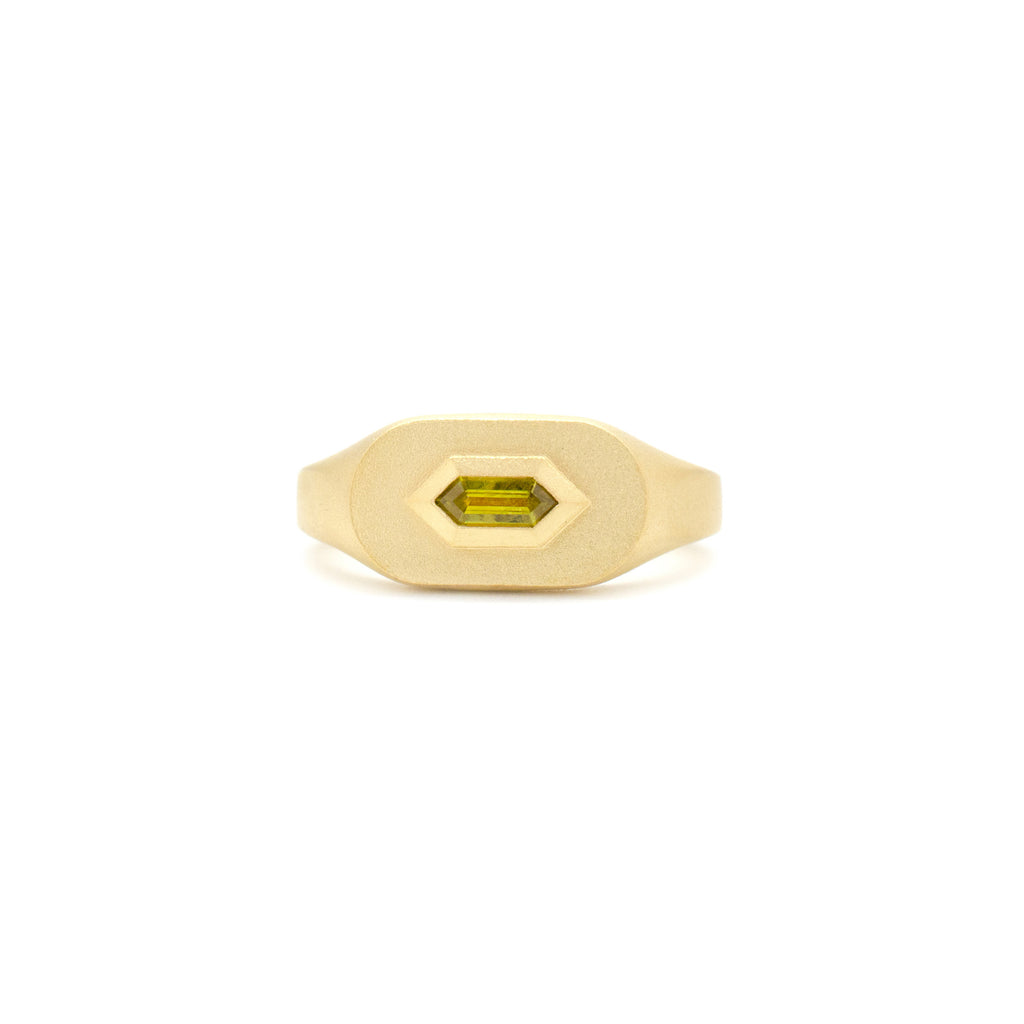 Sapphire Mod Signet Ring