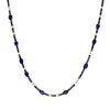 Sapphire & Diamond Line Necklace