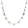 Mixed Shapes Diamond Line Necklace