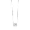 Rectangle Pavé Necklace