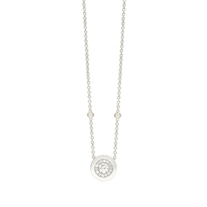 Round Pavé Necklace