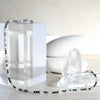 Black & White Diamond Line Necklace