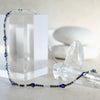 Sapphire & Diamond Line Necklace