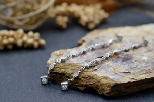 60mm Diamond Dangles in White
