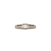 Offset Ring (East West Emerald Cut)
