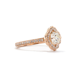 .70ct Scalloped Halo