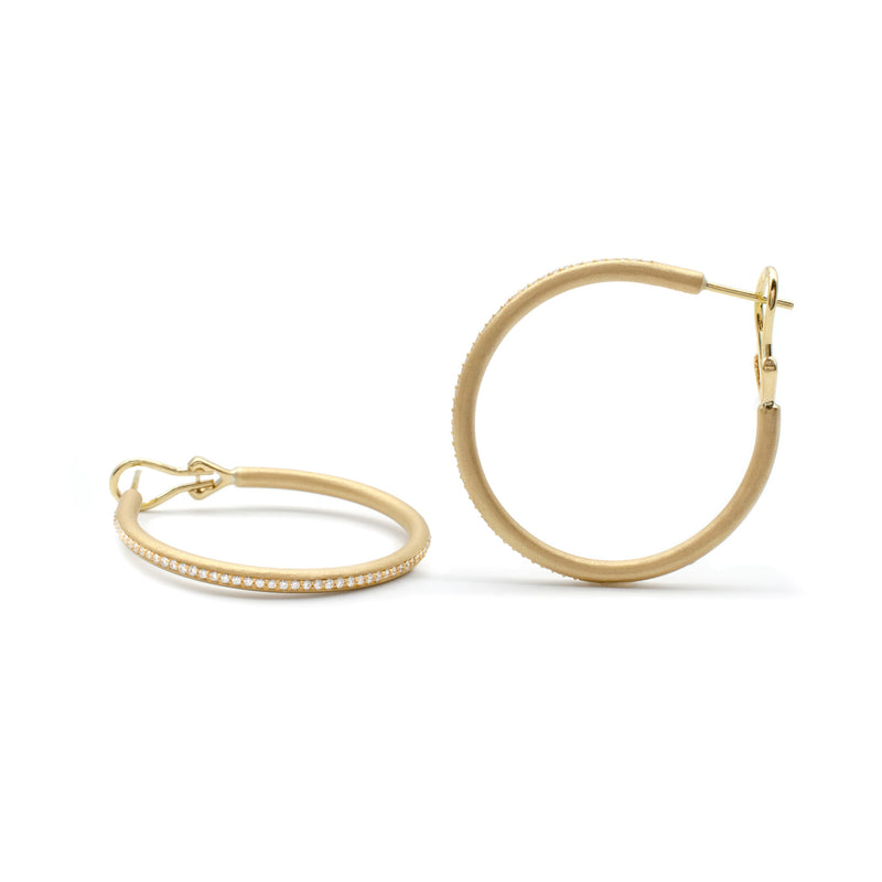 35mm Diamond Sasha Hoops