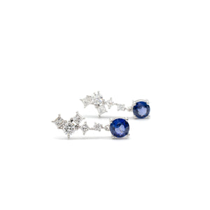 Sapphire Cascade Earrings