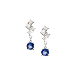 Sapphire Cascade Earrings