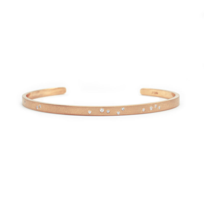 Slim Galaxy Cuff in Rose