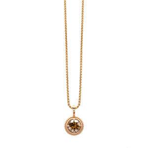 Cognac Diamond Suzanne Pendant